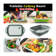 Foldable Strainer and Cutting Board