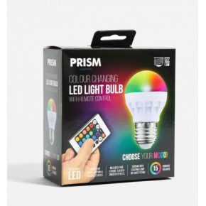 Prism 15 Color LED Lamp with Remote Control