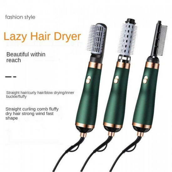 THREE HEAD BLOW DRYER WITH COMB