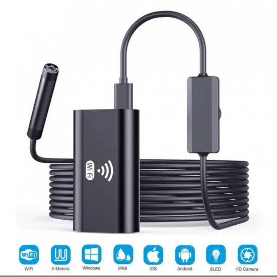 USB ENDOSCOPE 10 METER WIFI HD720P SNAKE CAMERA