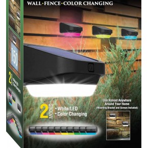 Outdoor Solar Colorful Wall Lamp