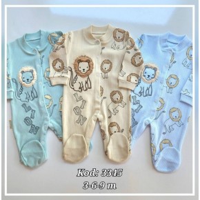 TWED COTTON FABRIC MONTHLY JUMPSUIT