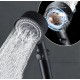 FAN SHOWER HEAD BLACK