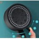 FAN SHOWER HEAD BLACK