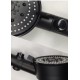 FAN SHOWER HEAD BLACK