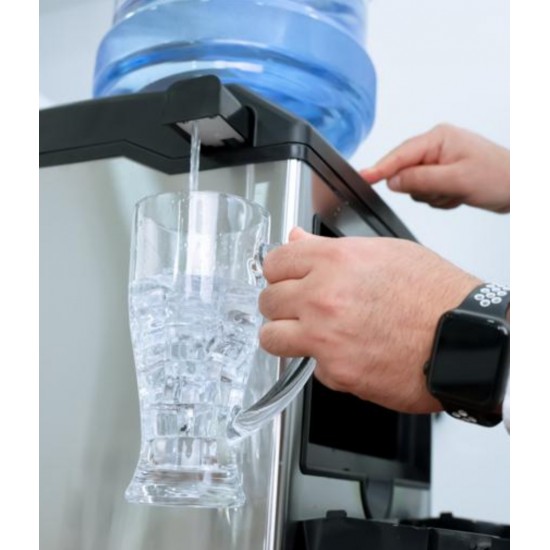 Geepas Ice Maker with Water Dispenser, 22kg Ice in 24Hrs,