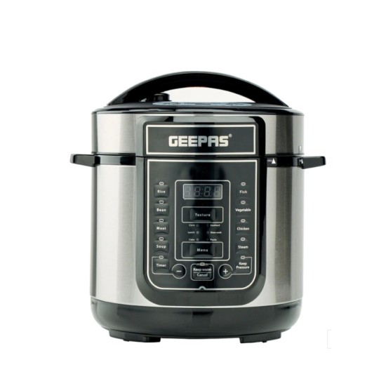 Geepas Smart Electric 14-in-1 Multicooker & Pressure Cooker 8L