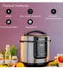 Geepas Smart Electric 14-in-1 Multicooker & Pressure Cooker 8L
