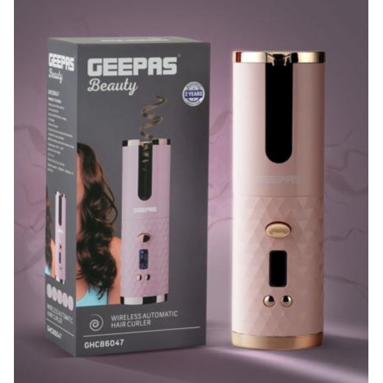 Geepas Wireless Automatic Hair Curler 