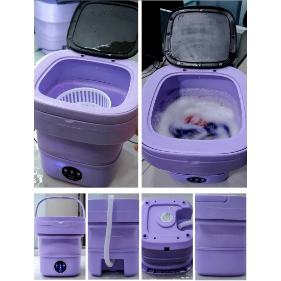 Multifunctional Foldable Mini Washing Machine