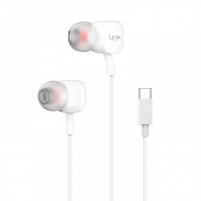 Linktech H16 In-Ear Usb-C Wired Headphones