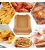 50 PIECES SQUARE AIRFRYER OIL PAPER