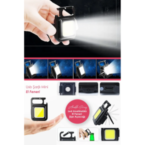 CHARGED LED MAGNETIC KEYRING WITH OPENER