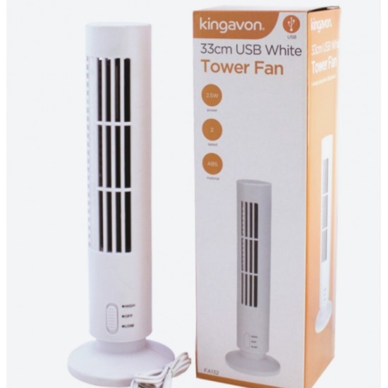 Kingavon 33cm Usb Tower Fan