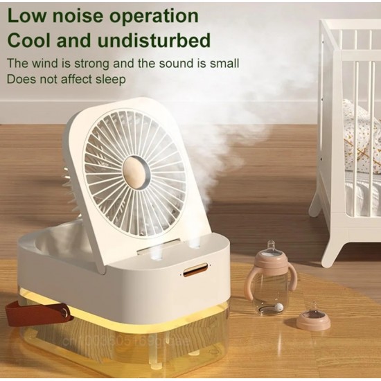 Humidifier Fan with Night Light