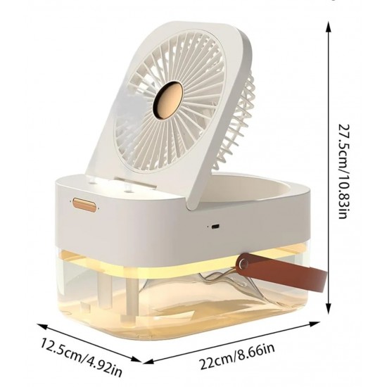 Humidifier Fan with Night Light