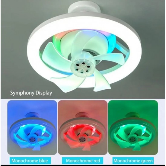 CEILING FAN WITH RGB LED