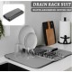 Dish Drain Pad With Shelf