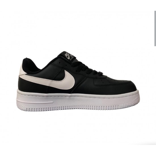 Nike Men's Air Force 1 Black White Sports Shoes