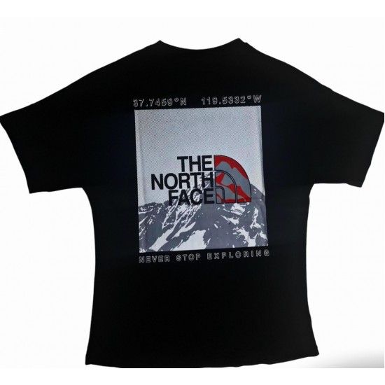 The North Face Never Stop Exploring Back Front Logo Patterned T-Shirt  