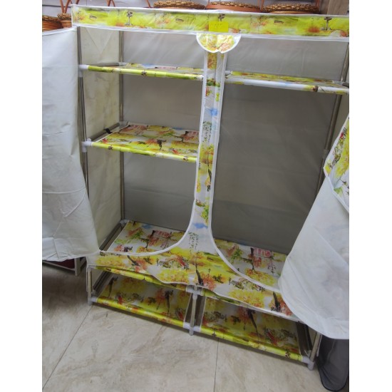 Cloth Wardrobe with Shoe Rack 135x45x170