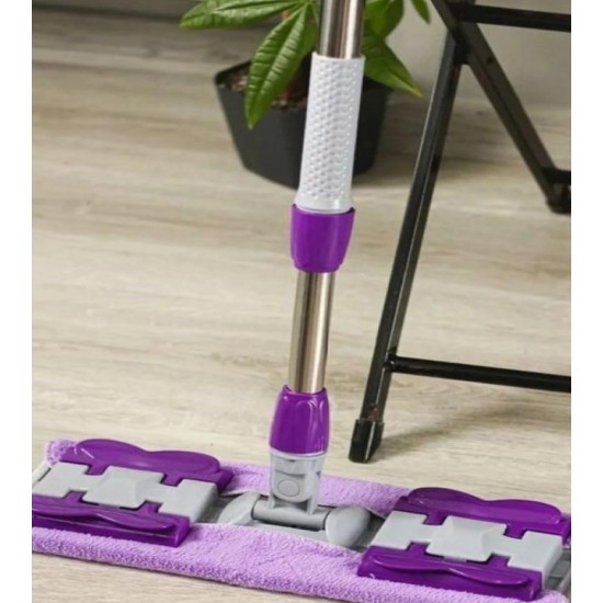 Microfiber Telescopic Peg Mop (Spare Cloth Gift)  