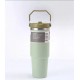 Twist-Open Straw Stainless Steel 0.89 Liter Tumbler Thermos  