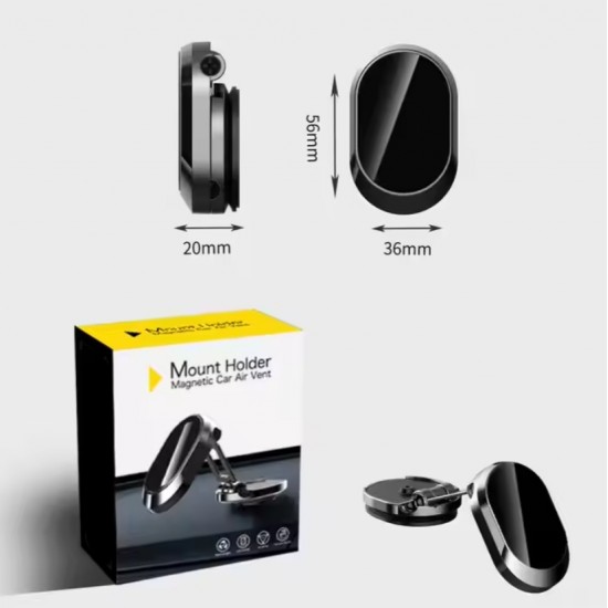 Magnetic 360 Degree Rotatable Car Phone Mount  