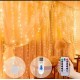 Curtain Hook Remote Led Colorful Christmas Light (3x3m)