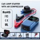 Portable Jump Starter Battery Booster + Air Compressor