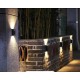 2 Pack Solar LED Double Sided Wall Lamp