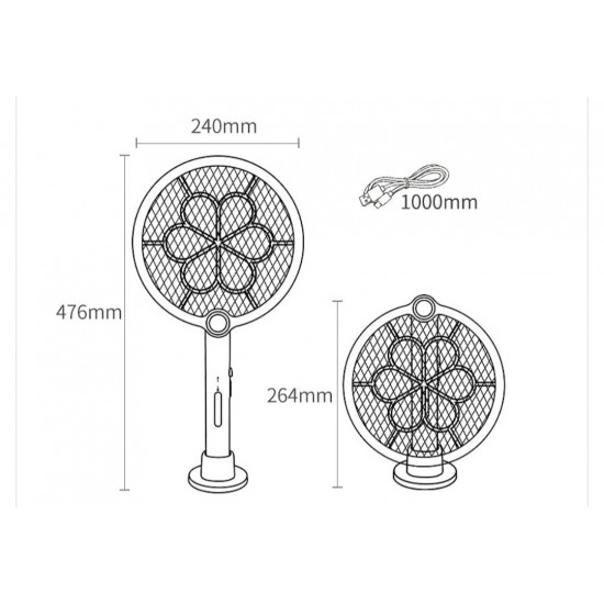 Weidasi WD-989 – FlyGone Series 360° Rotating Hanging Fly Killer