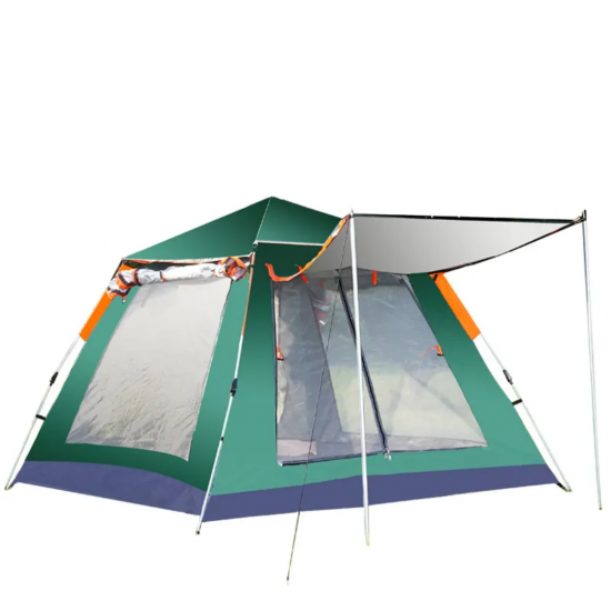 Automatic Pop-up Large (3-5 Person) Camping Tent (240x240x155cm) 