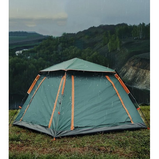 Automatic Pop-up Large (3-5 Person) Camping Tent (240x240x155cm) 