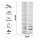 7 Layer 360° Rotating Shoe&Bag Rack