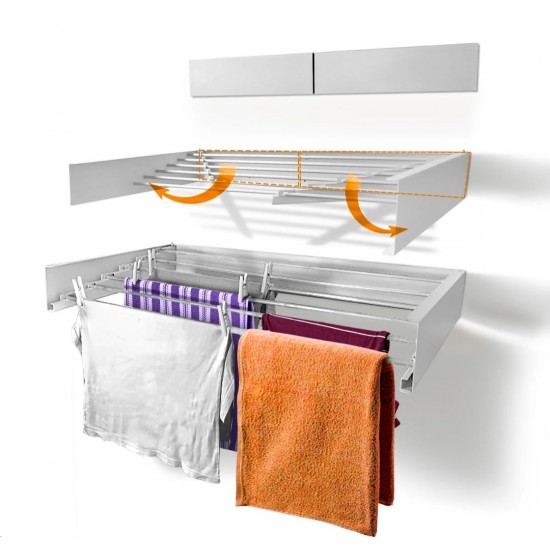 INVISIBLE FOLDING CLOTHES RACK