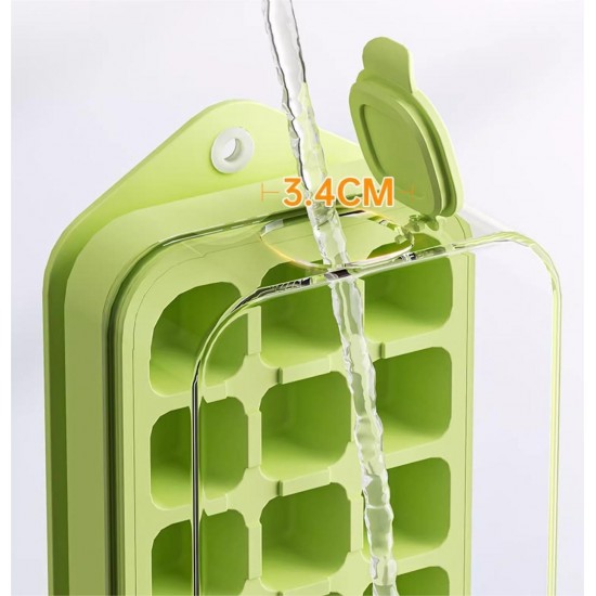 Ecoco 21 Spaces Quick Fill Easy Release Ice Mold