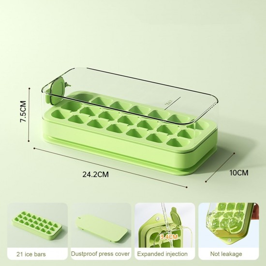 Ecoco 21 Spaces Quick Fill Easy Release Ice Mold