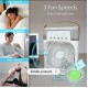 Air Cooler Ice Air Blower Led Light Usb Portable Fan