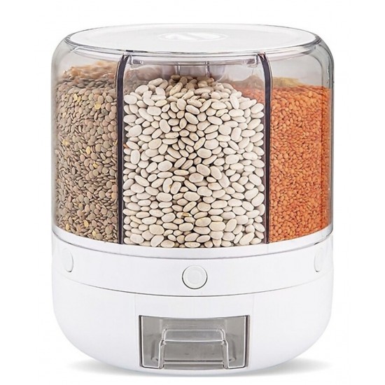 360° Rotatable 6 Compartment Food/Legumes Organizer