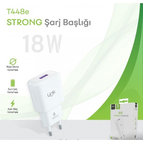 LINKTECH T448 STRONG ECO-FRIENDLY 18W FAST CHARGER