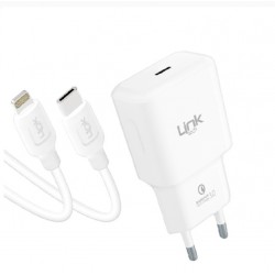LinkTech T456e Eco PD20W Type-C to Lightning Cable Charger