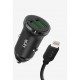 Linktech C482 Eco-Friendly 12W Lightning Cable Car Charger
