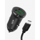 Linktech C483 Eco-Friendly 12W Type-C Cable Car Charger