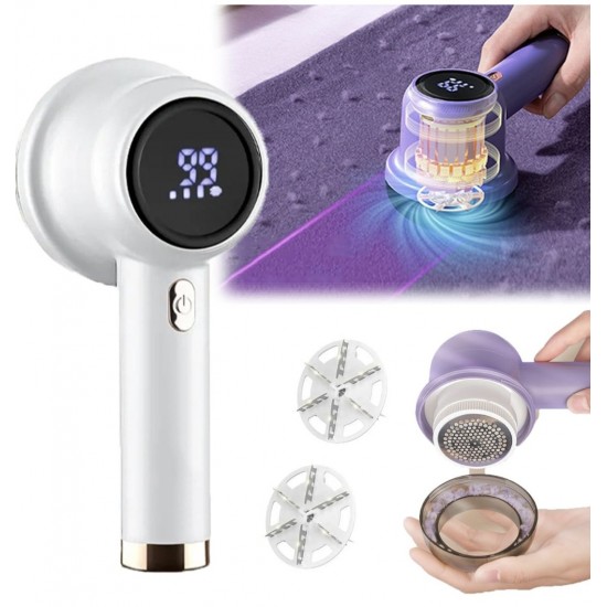 Rechargeable Lint Remover with Led Display (Extra Knife Gift)