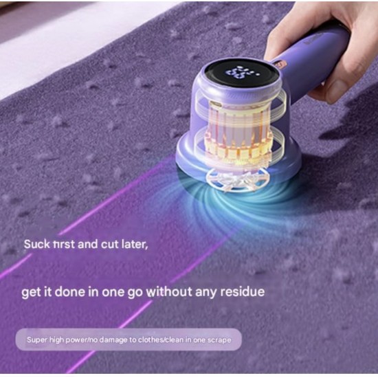 Rechargeable Lint Remover with Led Display (Extra Knife Gift)