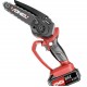 6 Inch Rechargeable Pruning Saw with 3000mah Double Battery and Three Chains