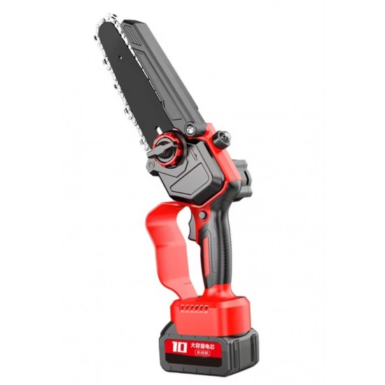 6 Inch Rechargeable Pruning Saw with 3000mah Double Battery and Three Chains