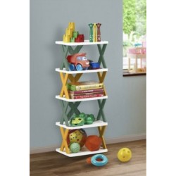 Model X 5-Storey Decorative Patterned Organizer & Shoe Cabinet & Shelf