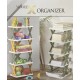Model X 5-Storey Decorative Patterned Organizer & Shoe Cabinet & Shelf